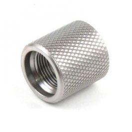 Knurled Muzzle Thread Protector (Stainless)?>