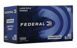 Federal Champion #210 Large Rifle Primers for Reloading - 1000 pack?>