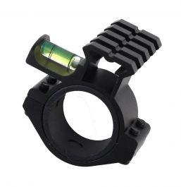 Scope Mount Ring with Level and Picatinny Rail Combo?>