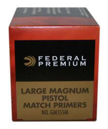 Federal Gold Medal Large Magnum Pistol Centerfire Match Primers, GM155M (1000/box)?>