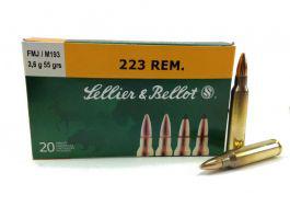 Sellier & Bellot .223 Rem FMJ 55 gr, Rifle Ammunition (20 rounds)?>